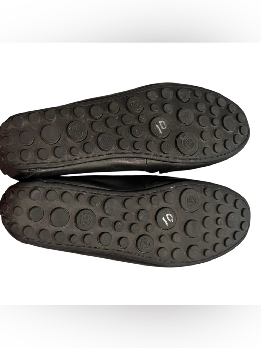 Born Malena Black Leather Driving Shoes Penny Loafers — Size 7.5 - Picture 11 of 12